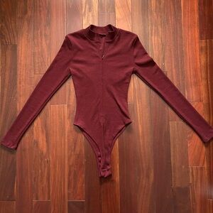 Burgundy Kids One Piece